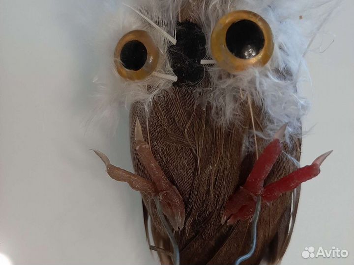 Птичка-совенок декор