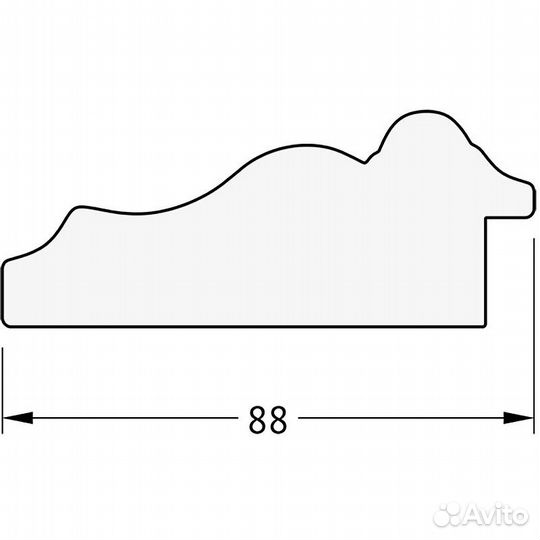 Зеркало Evoform Exclusive 156х66 BY 1287 с фацето
