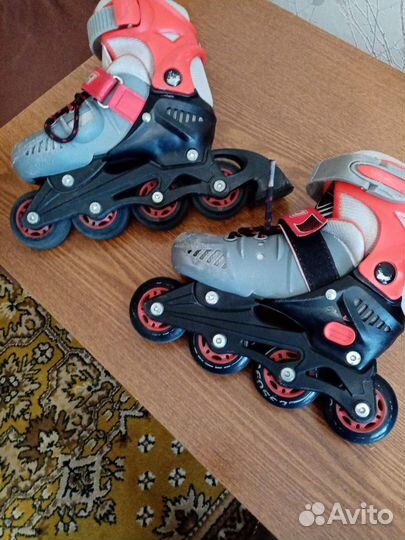 Коньки детские раздвижные 30-33 р