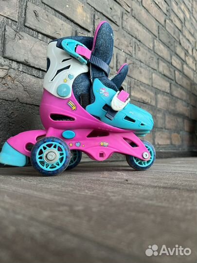 Роликовые коньки детские раздвижные
