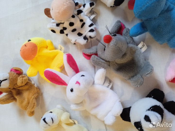 Пальчиковые игрушки, кукольный театр 17шт