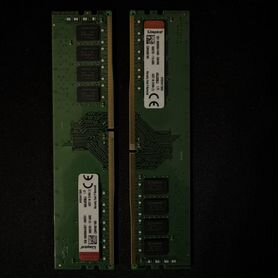 Оперативная память DDR4 Kingston 16 gb 2x8