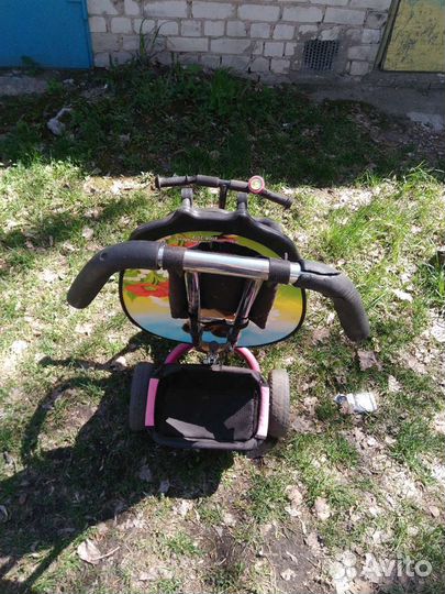 Детский трехколесный велосипед коляска