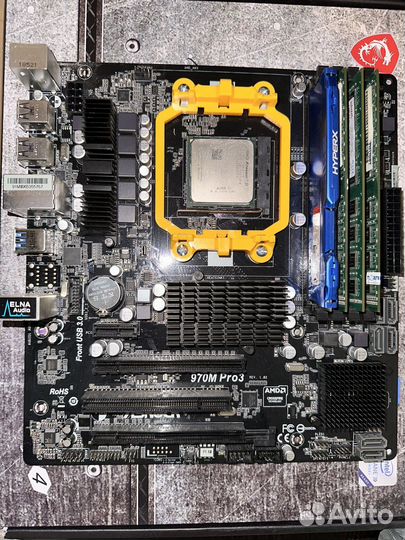 Материнская плата в сборе ASRock 970m pro3