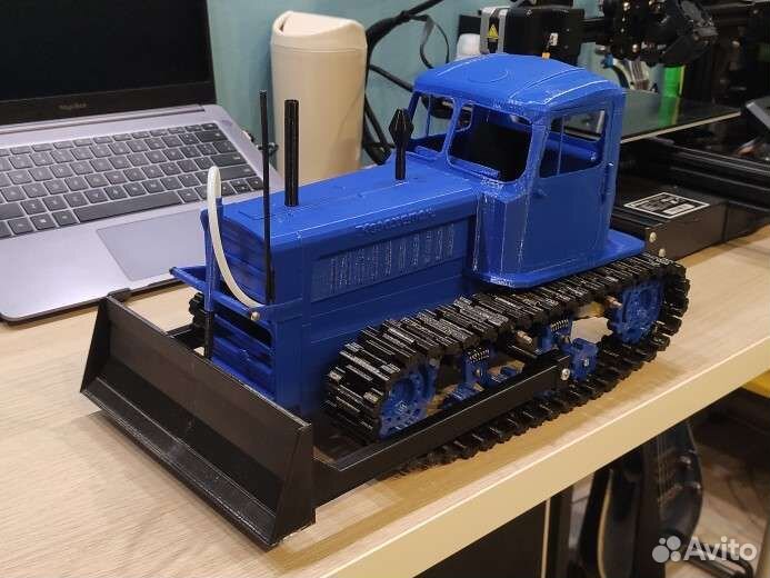 Радиоуправляемая модель трактора дт-75 1:10