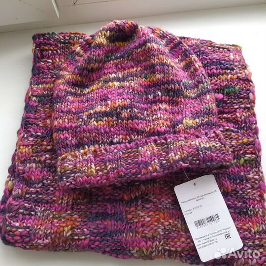 Комплект шапка и снуд