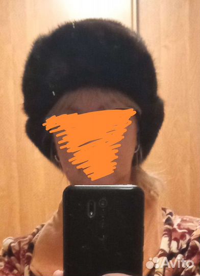 Шапка норковая женская