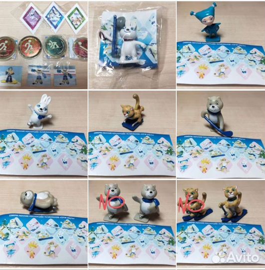 Серия игрушек Сочи олимпиада