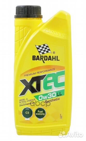 0W30 xtec LL C3 VW 504.00/507.00 1L (синт