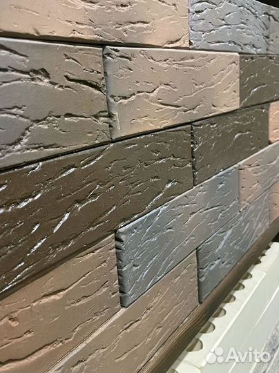 Кирпич облицовочный кладка нуар терра Браер