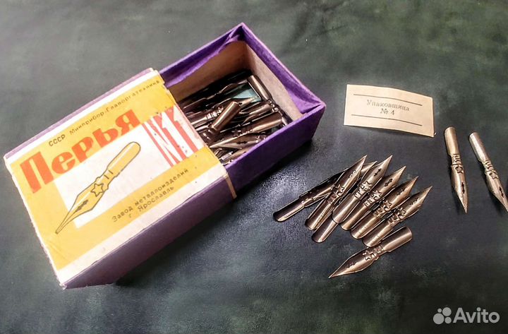 Стальные перья для письма и каллиграфии