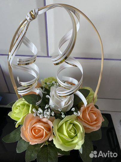 Мыльные розы Букет из роз (мыльных роз )