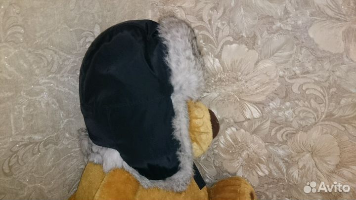 Шапка на ребёнка, ушанка новая, мех кролик