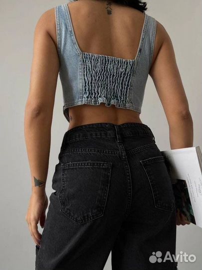 Джинсовый топ