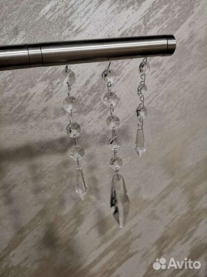 Наконечник с кристаллами Swarovski для карниза