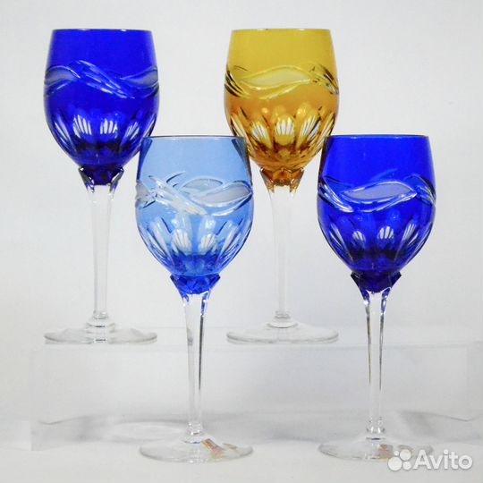 Большой бокал хрусталь кобальт Nachtmann