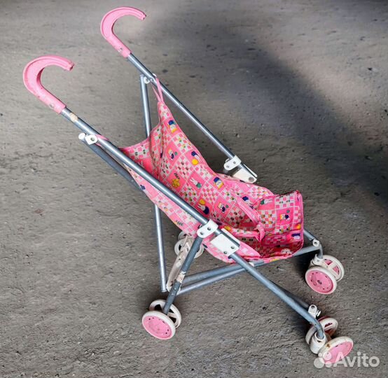 Коляска кукольная игрушечная складная игрушка детя