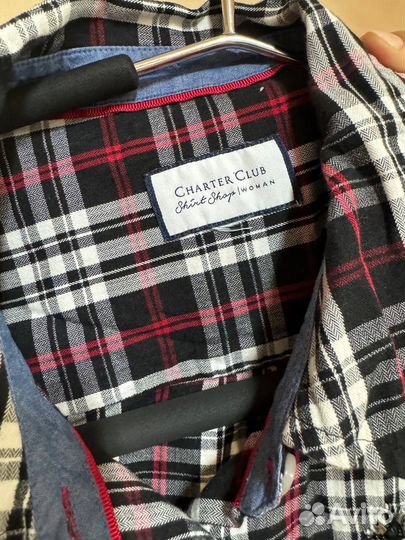 Рубашка в клетку женская 50 52