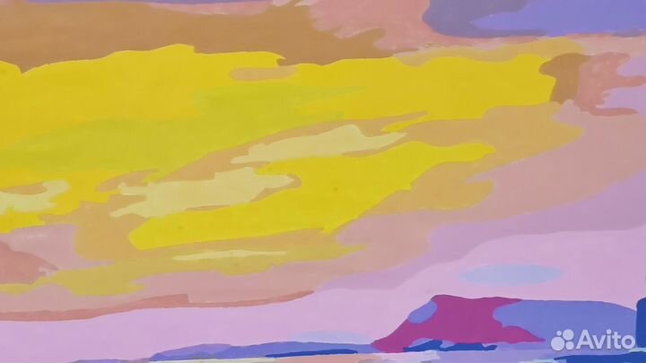 Картина Море на Закате для Интерьера по номерам