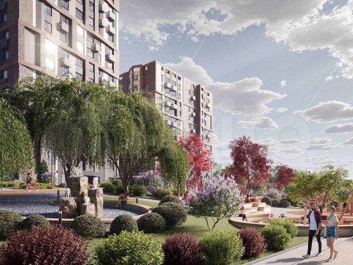 2-к. квартира, 61,8 м², 2/25 эт.