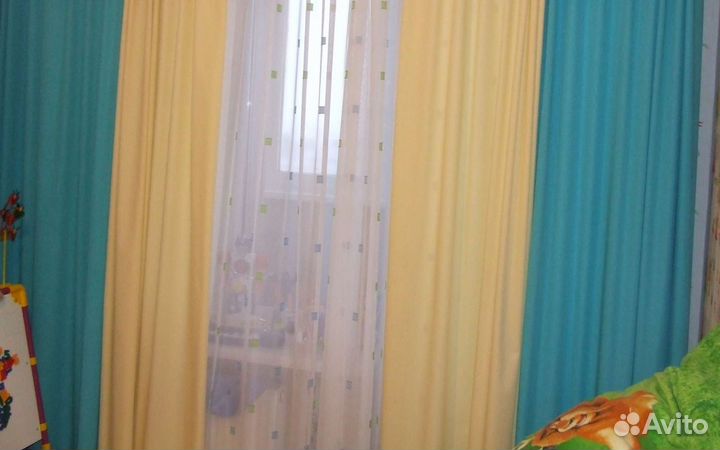 Комплект шторы и тюль бу