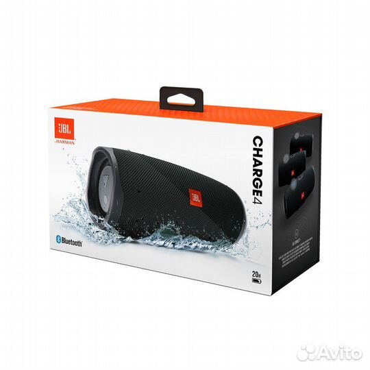 Портативная акустика JBL Charge 4 black (jblcharge