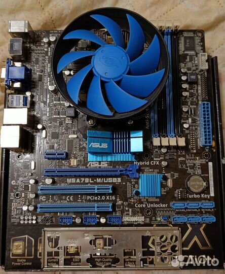 Материнская плата Asus Am3+ (fx4330 ) кулер