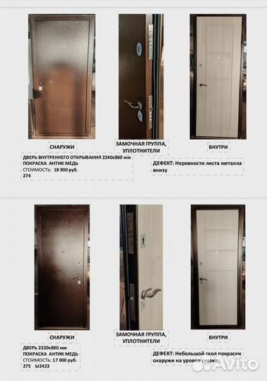 Входные двери нестандартные и с термо