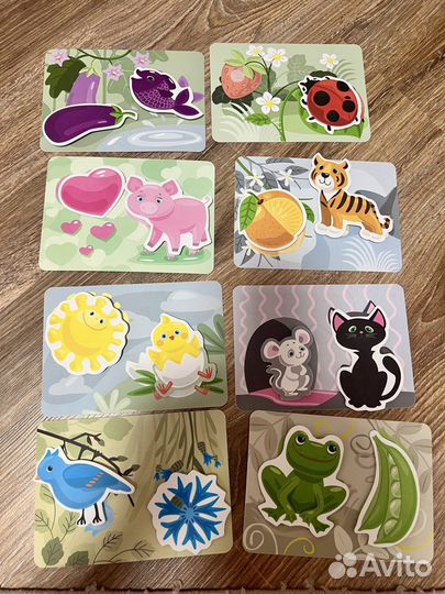 Развивающая игра на липучках