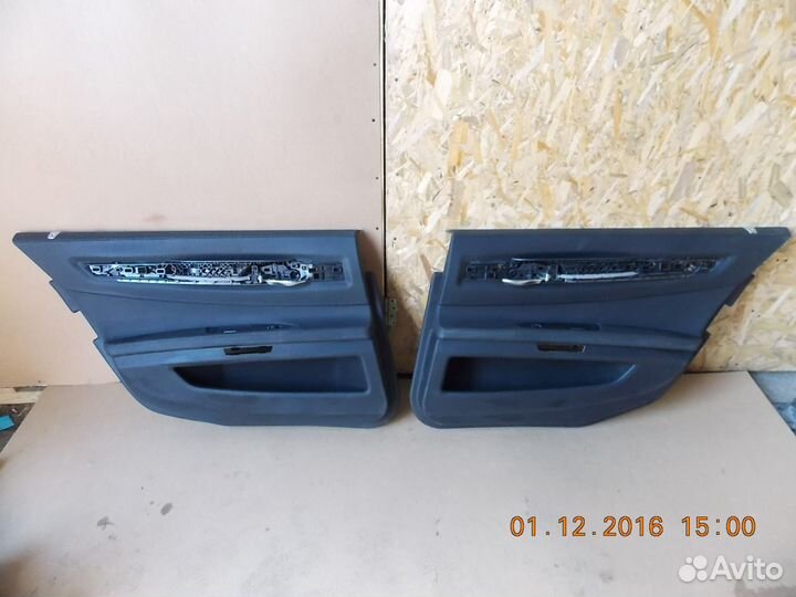 Бмв 7 ф02 обшивка двери передняя задняя