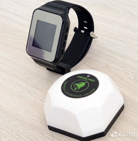 Беспроводная система/кнопка вызова официанта часы