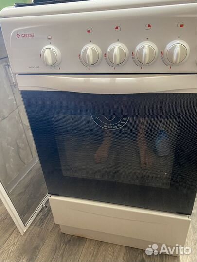 Газовая плита гефест 50 см. бу