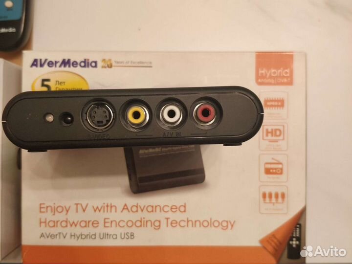Тюнер TV+FM avermedia Конвертация видео кассет