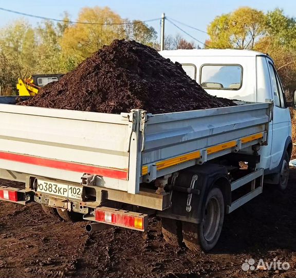Конский навоз. перегной. Газель самосвал