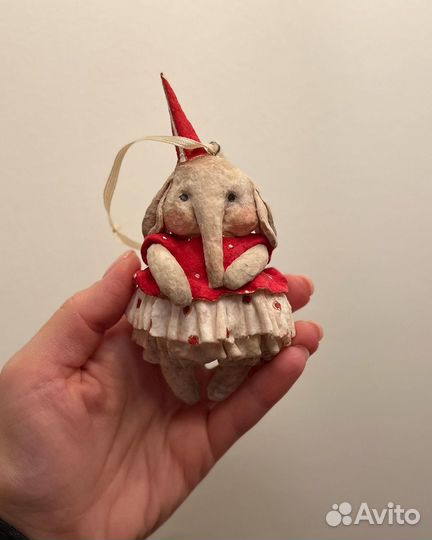 Ватные игрушки на елку