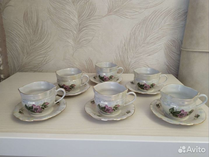 Сервиз чайный фарфор