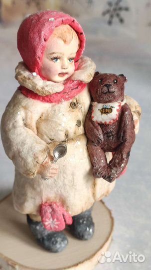 Ватные елочные игрушки новые