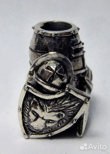 Бусина Темляк Брелок Рыцарь Тамплиер Доспехи