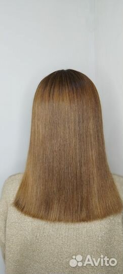 Кератиновое выпрямление волос