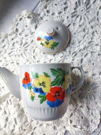 Чайник заварочный фарфор СССР