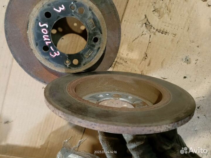 Задние тормозные диски Kia Soul 3