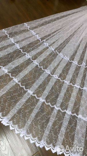 Тюль сетка на отрез и готовые