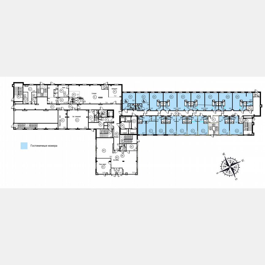 1-к. апартаменты, 26,1 м², 1/13 эт.