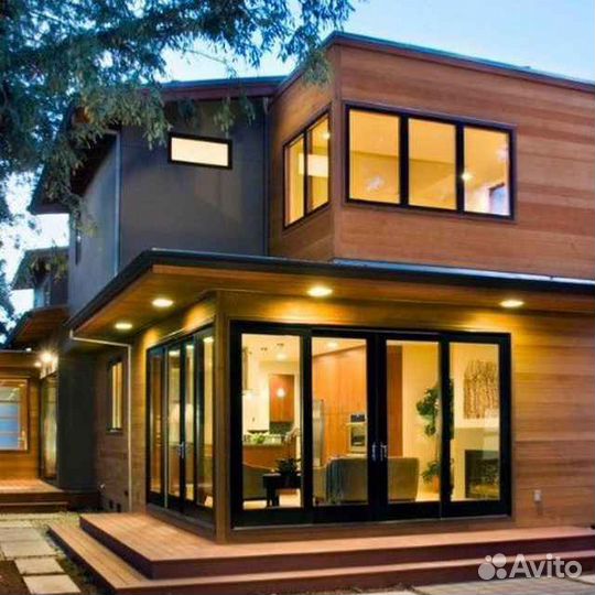 Балконы лоджии + остекление домов