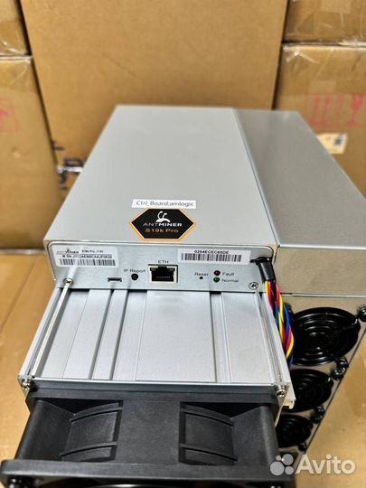 Asic майнер Antminer S19k pro 110т