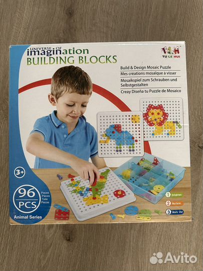 Конструктор с отверткой building blocks