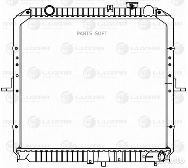 Luzar LRC 0822 Радиатор охл