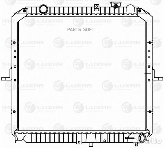 Luzar LRC 0822 Радиатор охл