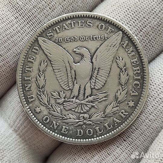 1 доллар США 1921 Морган. Серебро