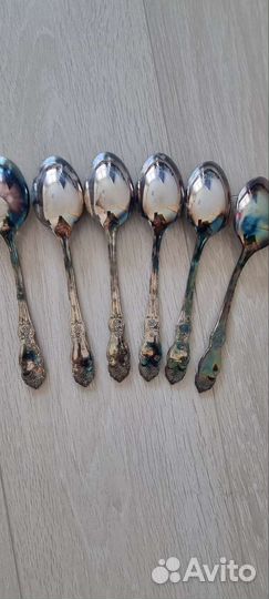 Столовые ложки Роза мельхиор СССР